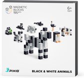 Pixio - Black & White Animals - magnetisch speelgoed - constructie speelgoed