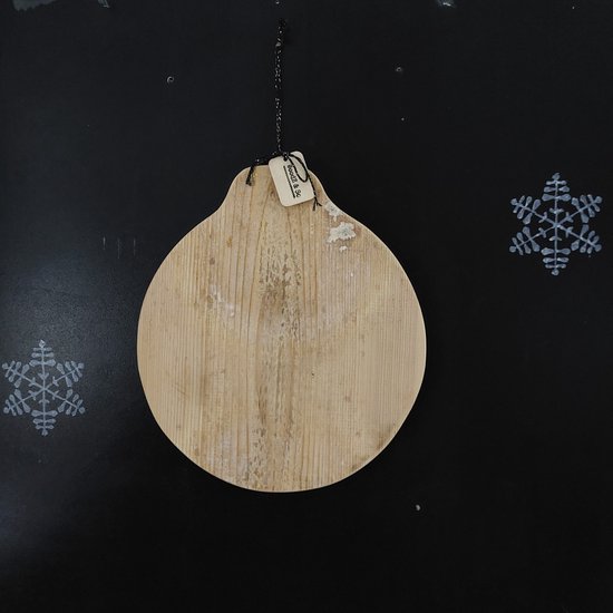 Planche à boissons - Planche à snacks - Planche à tapas - Assiette de présentation - Modèle boule de Noël - fait main