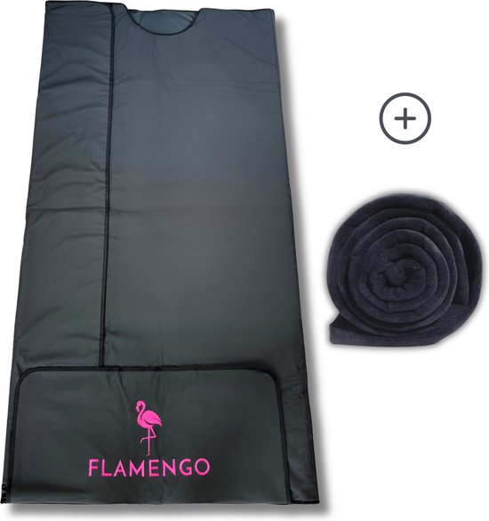Flamengo® Infrarood Sauna Deken PRO + Wrap Inleghanddoek – Incl. draagtas