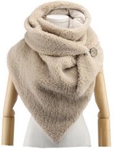 teddy sjaal - teddy - fleece - sjaal dames winter - sjaals - wintersjaal - zacht - warme sjaal