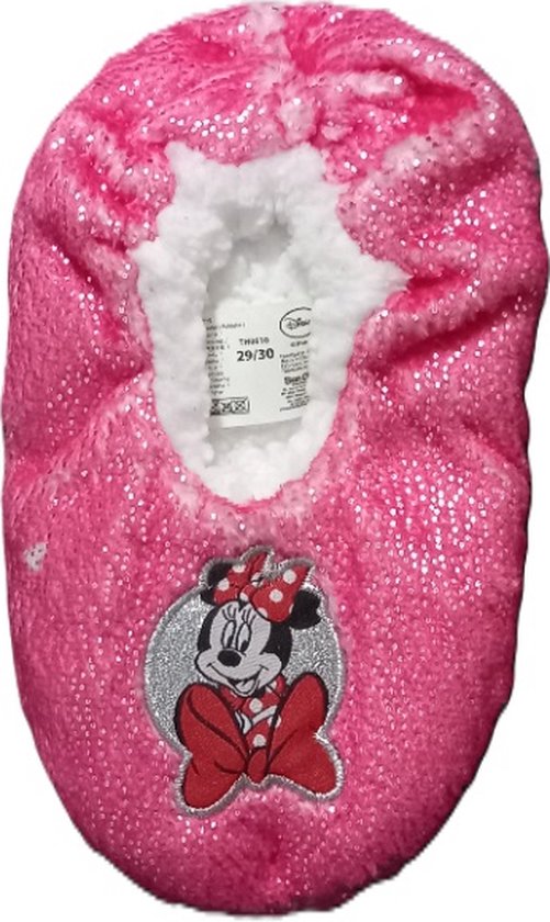 Minnie Mouse sloffen - Disney - pantoffels - roze - maat 29/30