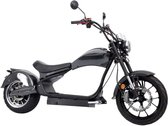 Hachoir électrique X14 Citycoco Harley 3 avec moteur puissant de 3000 Watt en carbone noir.