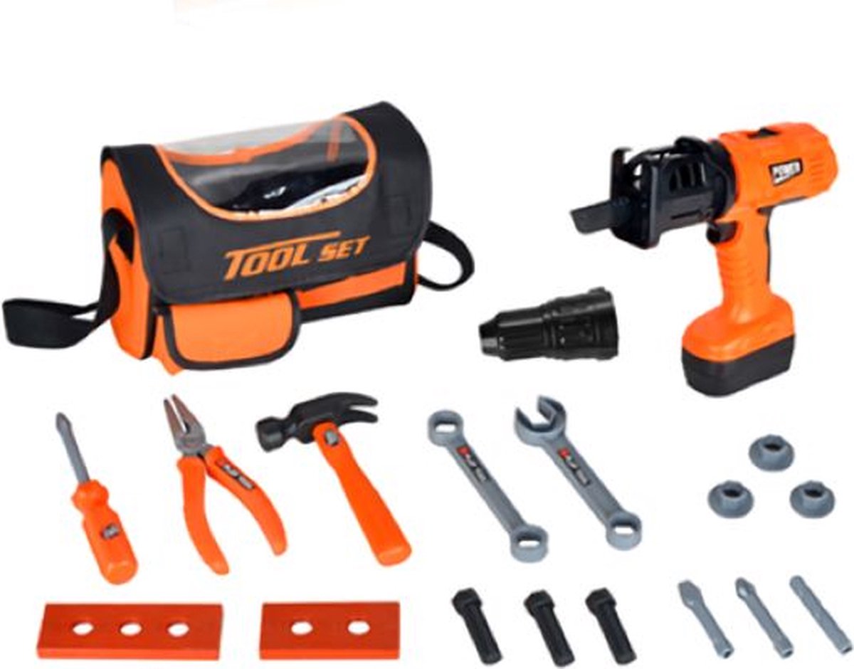 NIEUW !! ARTISAN Gereedschap koffer stof + boormachine met batterijen