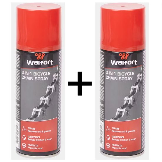 Walfort - Spray chaîne pour chaînes de vélo - spray lubrifiant