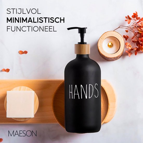 Orange85 Zeepdispenser met Vakjes Tandenborstelhouder Bamboe Organizer Keuken | Leen Bakker