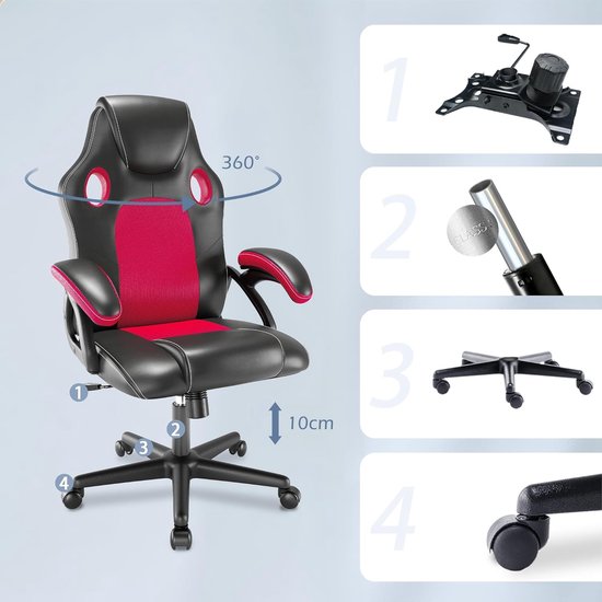 Play haha. Gaming stoel Bureaustoel Draaistoel Computerstoel Werkstoel