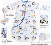 Katoenen baby wrap - babyslaapzak kleine kinderen het hele jaar door slaapzak, pyjama voor jongens en meisjes 90-110 cm