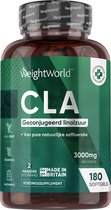 WeightWorld CLA softgels - 3000 mg geconjugeerd linolzuur per portie - 180 softgels voor 2 maanden voorraad