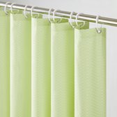 rideau de douche gaufré, imperméable, résistant à la moisissure, rideaux de bain jaunes, tissu polyester lavable avec ourlet lesté pour zone humide, 120 x 180 cm.