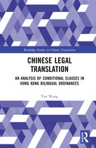 Routledge Studies in Chinese Translation- Chinese Legal Translation
