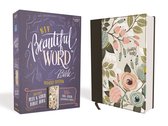 Niv, Beautiful Word Bible, Updated Edition, PeelStick Bible Tabs, Cloth Over Board, MultiColor Floral, Red Letter, Comfort Print 600 FullColor Illustrated Verses