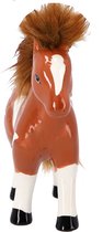 Tirelire Horse faïence marron ou noire 17,8x6,8x18,2cm