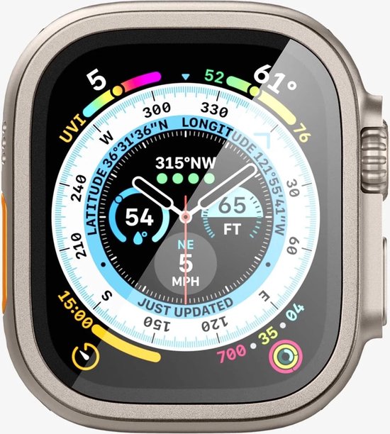 Spigen Glas.tR Slim Pro - Protecteur d'écran Apple Watch Ultra 1 / 2 (49mm) Titane