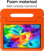 Hoes Geschikt voor Samsung Galaxy Tab A 10.1 2019 Hoes Kinder Hoesje Kids Case Shockproof Cover - Hoesje Geschikt voor Samsung Tab A 10.1 2019 Hoesje Kidscase - Oranje
