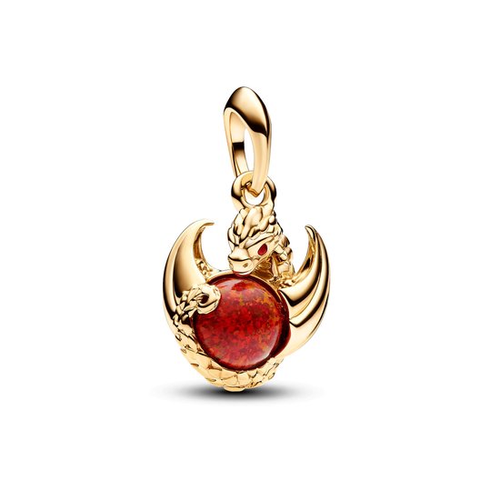 Pandora Hanger Game of Thrones House Dragon Goud 762972C01 bol
