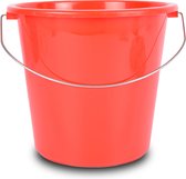 Veelzijdige Rode Schoonmaak- en Bouwemmer 5 Liter | Perfect voor Huishouden en Professioneel Gebruik