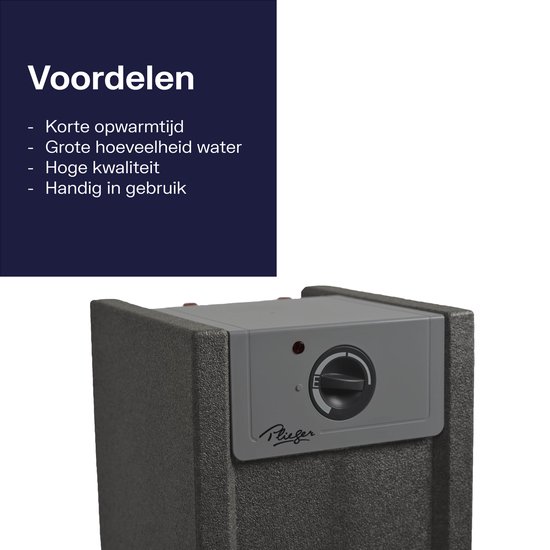 Plieger Boiler – 10 liter - Keukenboiler - Snel warm water - 2000 watt - Energiebesparend - Doorstroomverwarmer