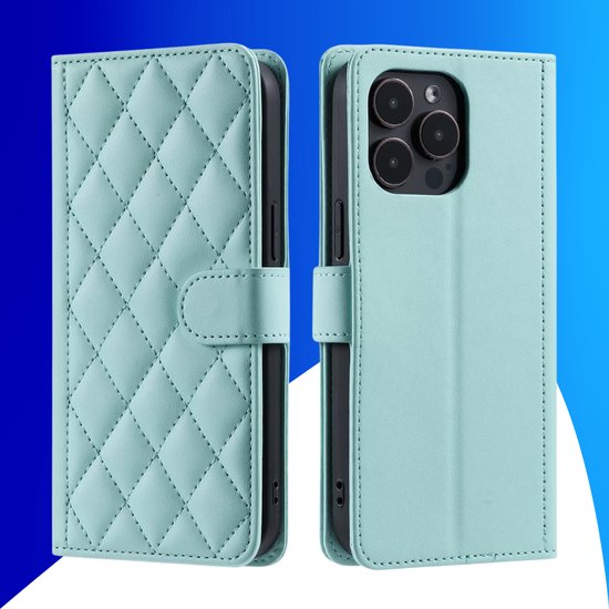 Étui adapté pour Samsung Galaxy S20 FE - Bookcase - Porte carte - Cordon - Simili cuir - Turquoise