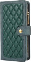 Étui adapté pour iPhone X - Bookcase - Porte-cartes - Portefeuille - Cordon - Simili cuir - Vert