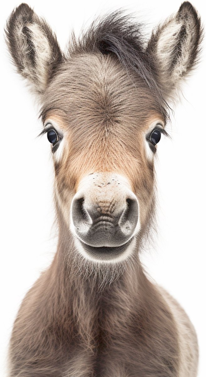 Boerderij Dieren Kinderkamer Poster - A4 - Pony