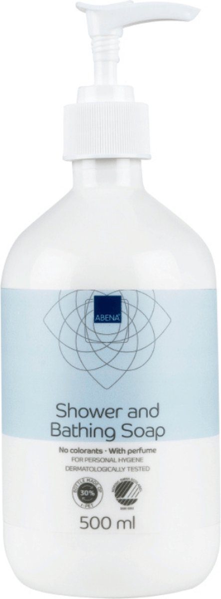 Goedkoopste Abena Body Wash & Shampoo Zeeppompje - Geparfumeerd - 500 ml - Voor de Gevoelige Huid