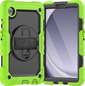 Case2Go - Hoes geschikt voor Samsung Galaxy Tab A9 (2023) - Strap B Case - Groen