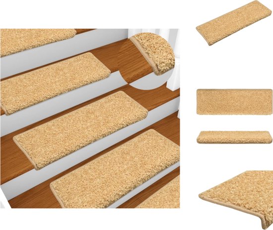 CASRIC® Antislip Traptredematten - Set van 15, Groot & Zacht