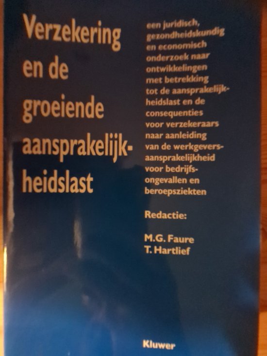 Verzekering en de groeiende aansprakelijkheidslast - cover