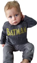 Batman - longsleeve - shirt - grijs - maat 122/128