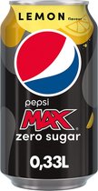 Pepsi Cola Max Lemon 24 blikjes x 33 cl