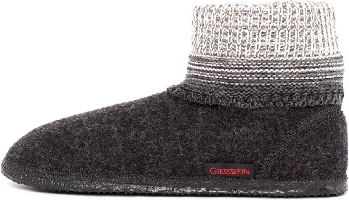 Giesswein Baumkirchen Pantoffel Anthrazit 47