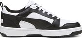PUMA Rebound v6 Low Unisex Sneakers - Wit/Zwart/Rood - Maat 44,5