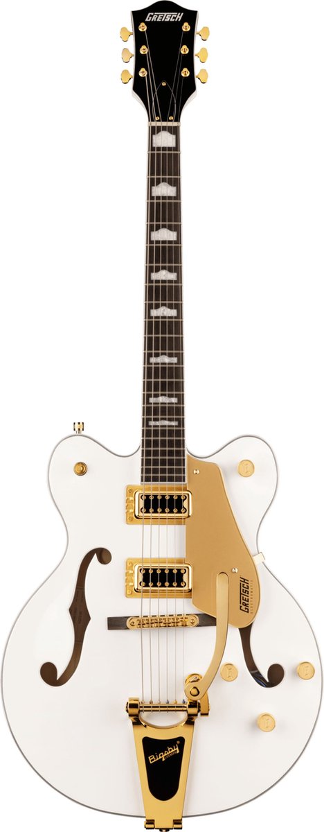 Gretsch G5422TG Electromatic Classic Hollowbody DC Snowcrest White semi-akoestische gitaar