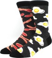 Winkrs - Sokken met eieren en bacon - Sokken voor mannen en vrouwen - Sokken maat 38/43