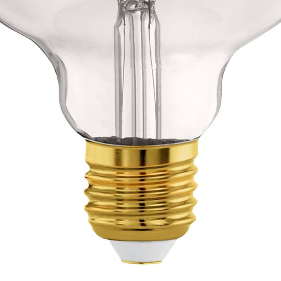 Led Rookglas Bol EGLO connect.z Smart LED Lamp -E27 - Ø 12,5 cm - Smoke - Rookglas ...