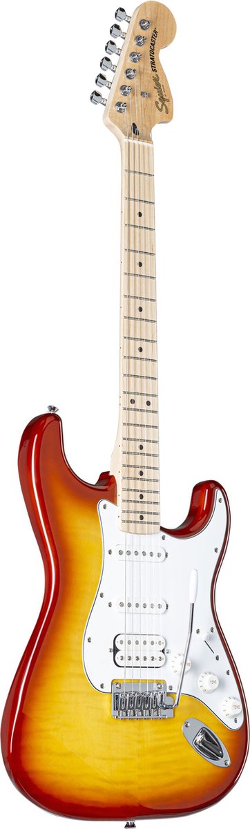 Squier Affinity Series Stratocaster FMT HSS MN Sienna Sunburst elektrische gitaar