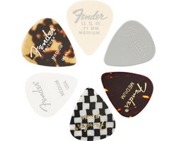 Fender 1980100300 Zesstuks Plectrums Voor Elektrische Gitaar 351 Vorm Medium