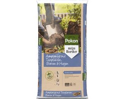Pokon Bio Aanplantgrond voor Tuinplanten, Bomen & Hagen - 45l - 100 dagen voeding - turfvrij