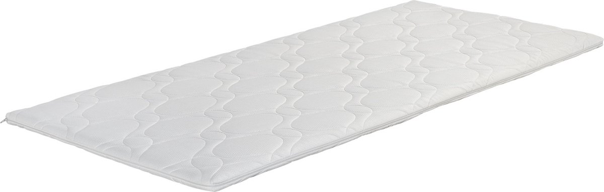 MatrasDirect Topdekmatras Latex NL 3cm - 180x200 - 3 cm dik - Anti-Allergie Wit