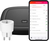 KlikAanKlikUit Smart bridge Starter set met schakelstekker - Centrale bediening met Android/iOS app - Compatibel met Google Assistant, Amazon Alexa, Apple HomeKit - Wifi