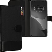 kwmobile telefoonhoesje geschikt voor OnePlus Nord CE 3 Lite 5G / Nord N30 5G - Hoesje met pasjeshouder in antraciet / zwart - Case met portemonnee