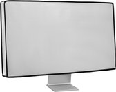kwmobile hoes geschikt voor 34-35" Monitor - Beschermhoes voor PC-monitor in wit - Beeldscherm cover