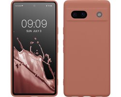 kwmobile telefoonhoesje geschikt voor Google Pixel 7a - Hoesje voor smartphone - Precisie camera uitsnede - In winter roze
