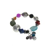 Behave Bracelet Perles élastique multicolore 15,5 cm