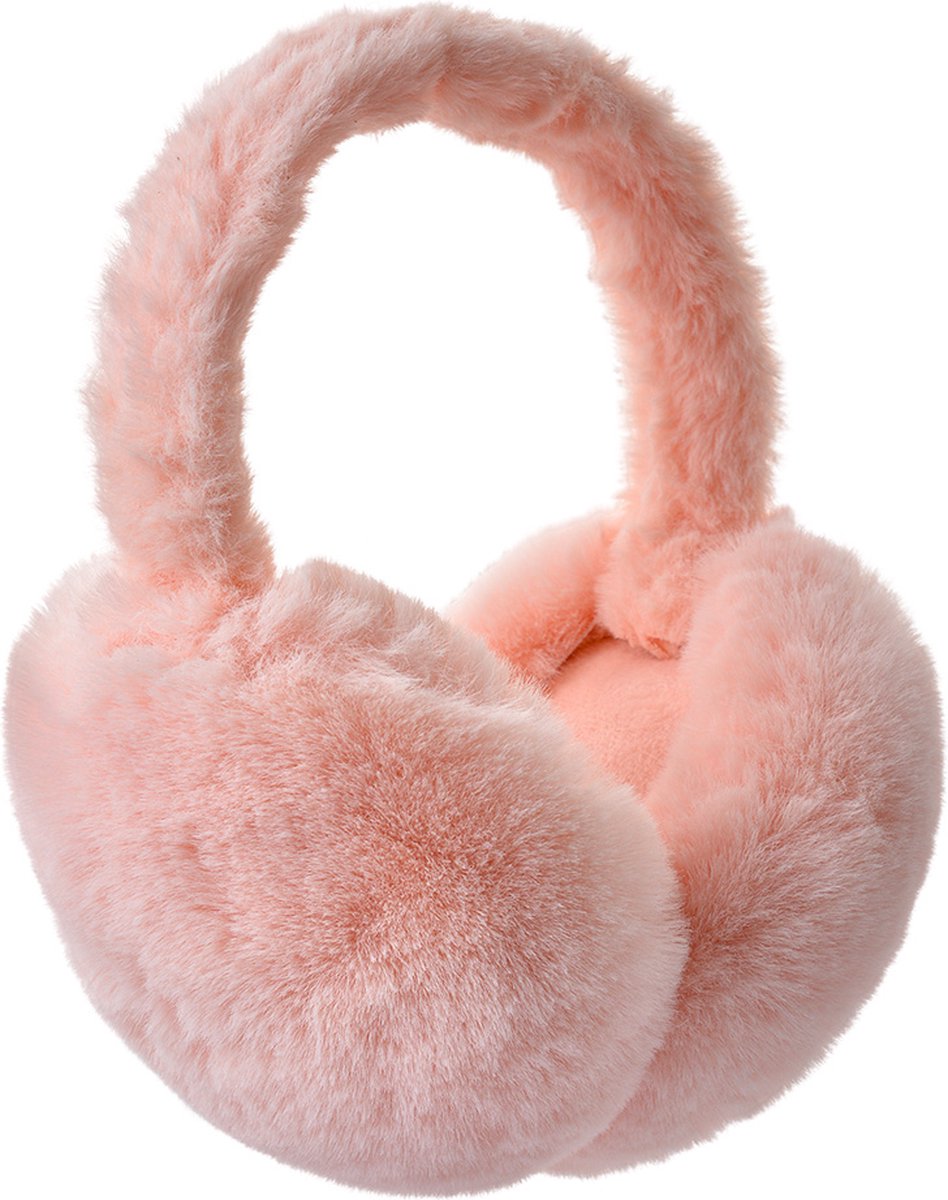 Clayre & Eef Oorwarmers one size Roze Polyester