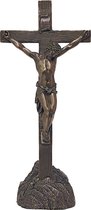 Veronese Design - Jezus aan het Kruis - Crucifix (staand en hangend) - 33cm