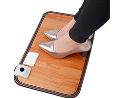 foto van Warmtematje voor voeten donkerblauw of zwart! (net als papa en mama in de caravan hebben) deze is maar een voorbeeld en niet de goede kleur... maat zo groot mogelijk, het is voor buiten onder de tafel.