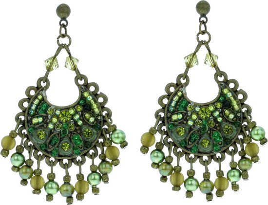 Boucles d'oreilles Behave Green petites