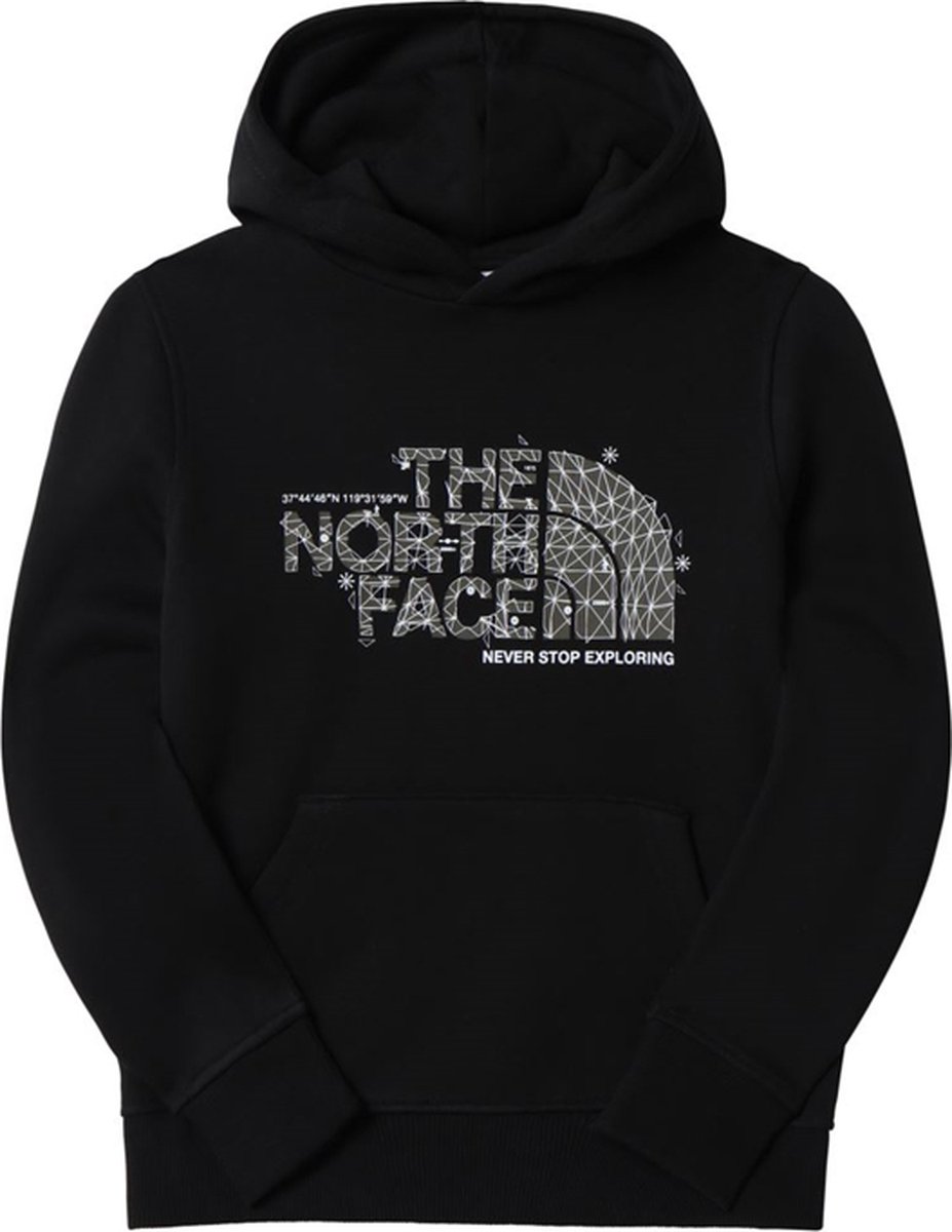 The North Face Drew Peak Casual Sweater Jongens 164 Zwart