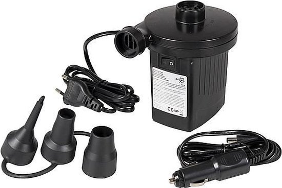 Bo-Camp Elektrische pomp luchtbed - 12 en 230 Volt - 230 Liter/min